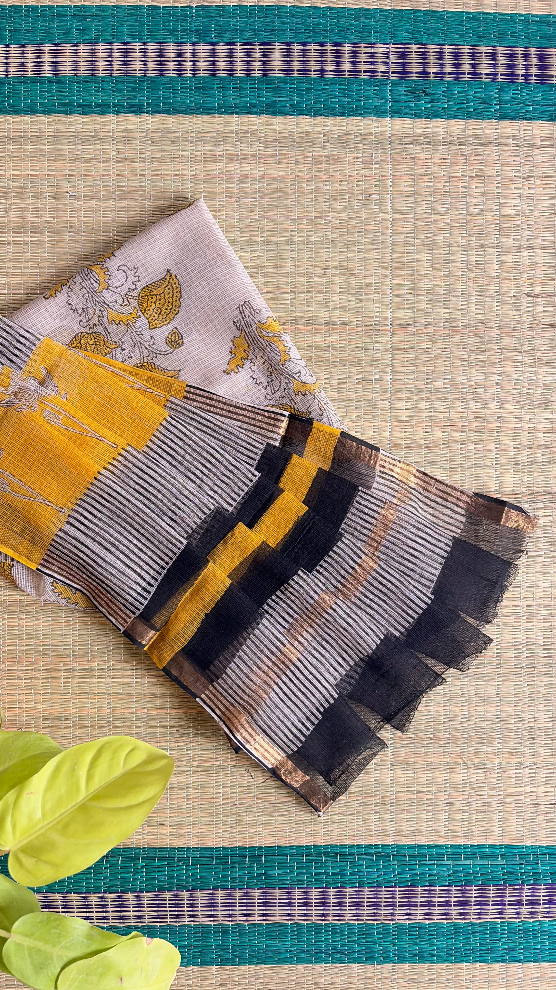 Gatika : Cream & Yellow