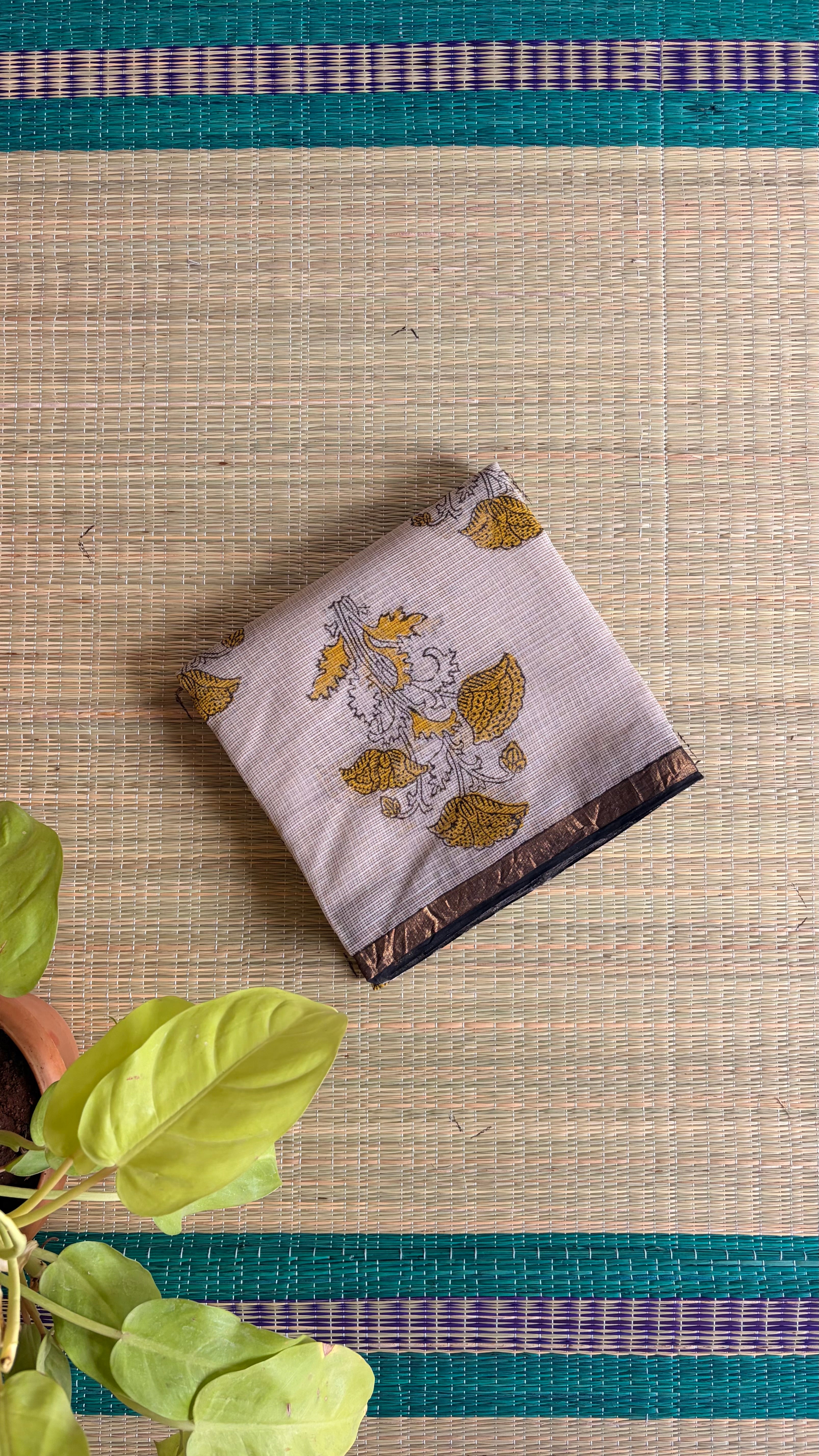 Gatika : Cream & Yellow