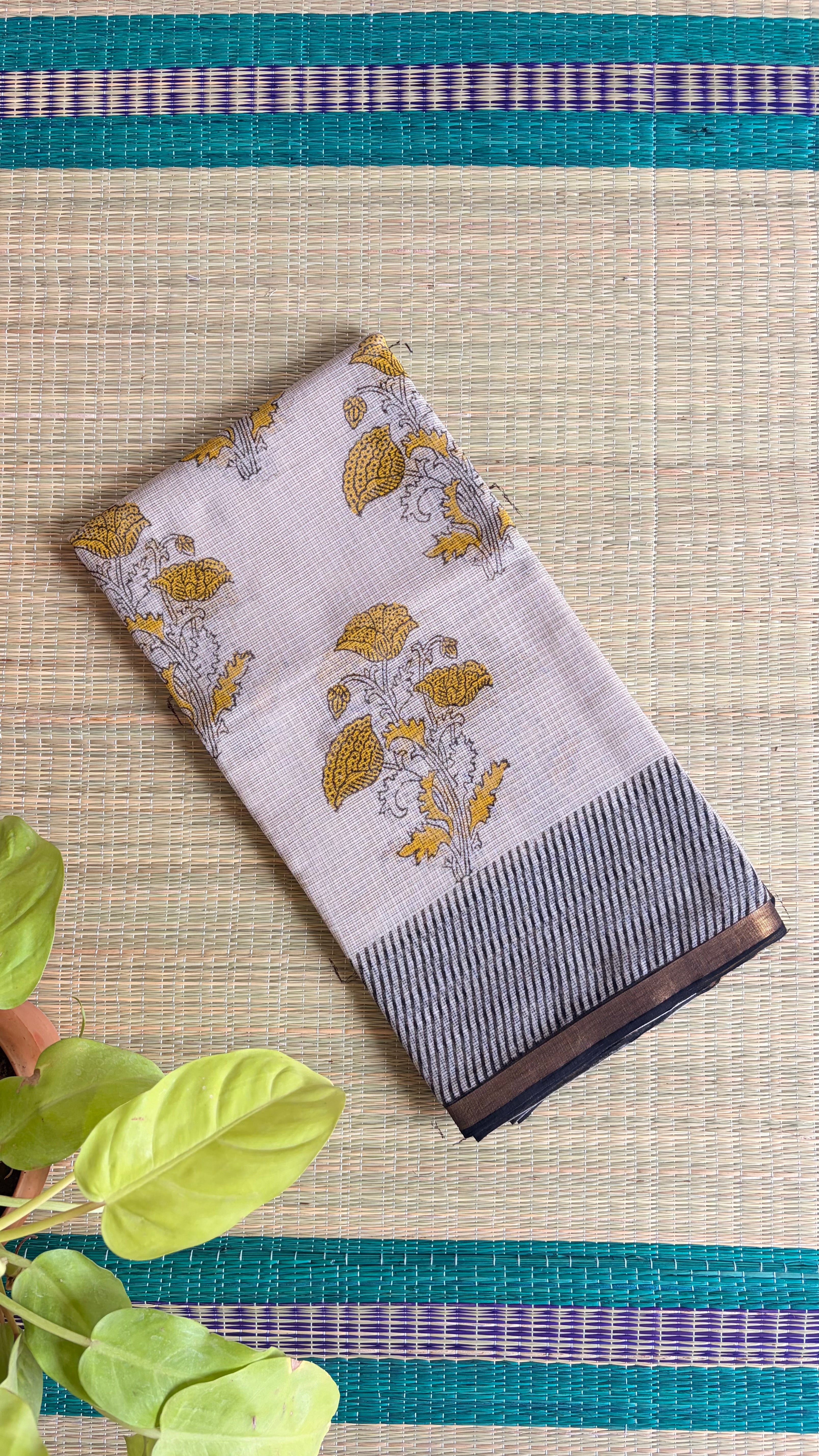 Gatika : Cream & Yellow